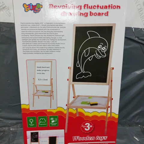 BOXED REVOLVING FLUCTUATION FRAWING BOARD