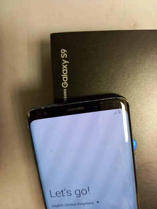 BOXED SAMSUNG GALAXY S9 IN MIDNIGHT BLACK 64GB