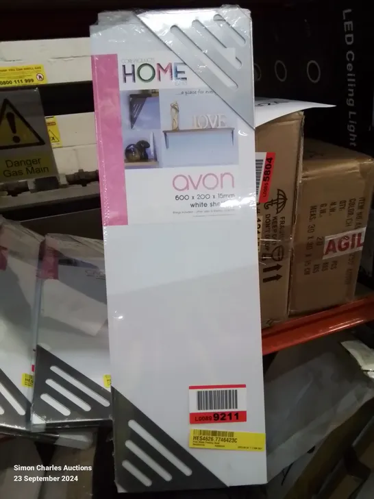 SEALED AVON METAL FLOATING SHELF