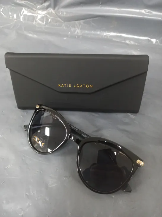 KATE LOXTON RAVELLO ROUND FRAME SUNGLASSES - BLACK RRP £30