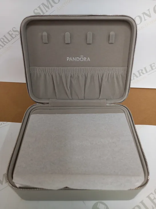 PANDORA GREY EMPTY JEWELLERY BOX 