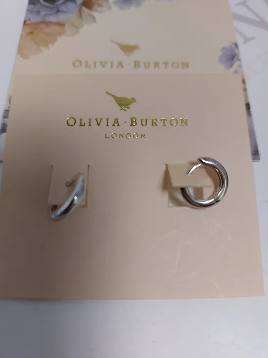 BOXED OLIVIA BURTON LUCKY BEE HUGGIE EARRINGS