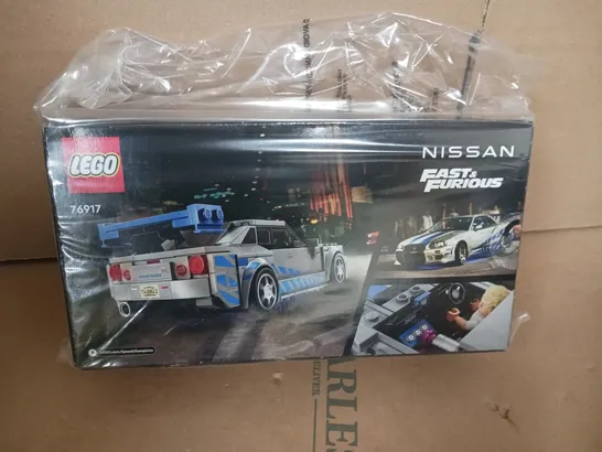 BOXED LEGO SPEED CHAMPION FAST AND FURIOUS - 2 FAST 2 FURIOUS NISSAN SKYLINE GT-R - 76917 RRP £20.5