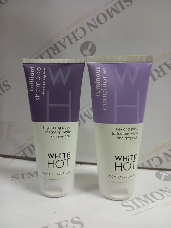 WHITE HOT LUMINOUS SHAMPOO & CONDITIONER 200ML