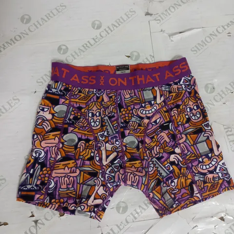 ON THAT ASS BOXERS IN PURPLE TRICK SIZE S