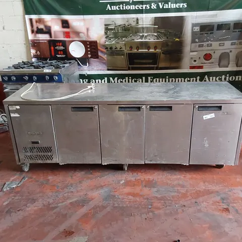 WILLIAMS LARGE COMMERCIAL STAINLRSS STEEL REFRIGERATED FOOD PREP STATION 