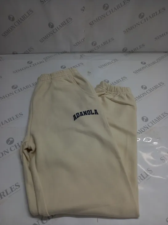 ADANOLA VARSITY SWEATPANTS SIZE S