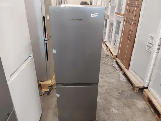 FRIDGEMASTER MC50165ES 143CM HIGH 60/40 SMALL FRIDGE FREEZER SILVER E-RATED  - UNPROCESSED RAW RETURN