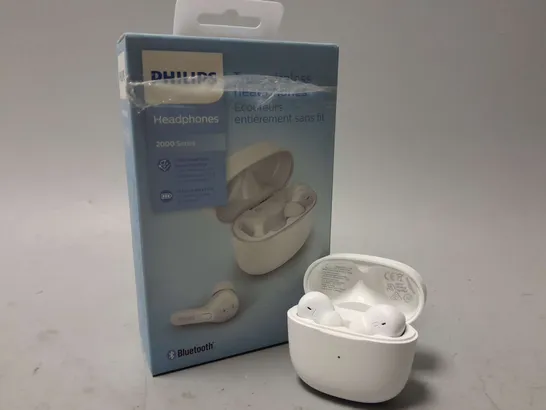 BOXED PHILIPS 2000 SERIES EARBUDS IN WHITE