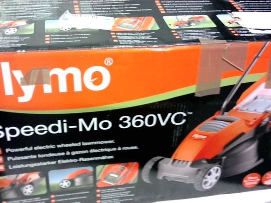 FLYMO SPEEDI-MO 360VC ELECTRIC ROTARY LAWN MOWER 