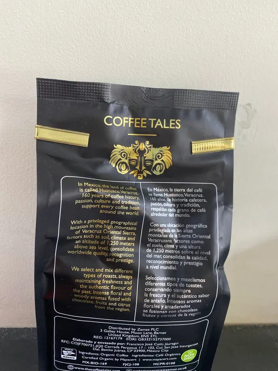 BOX OF 16 PACKS OF BRAND NEW COFFEE TALES ORIGINAL BLEND GROUND COFFEE (Each pack net weight 16oz)