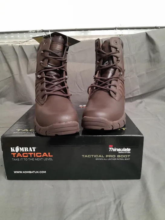 BOXED PAIR OF KOMBAT TACTICAL PRO BOOT SIZE 9