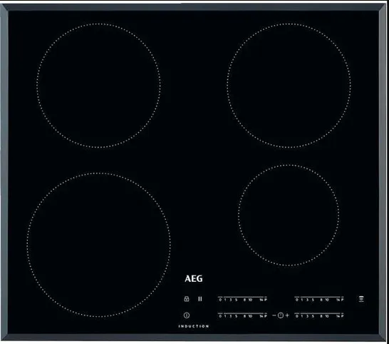 AEG IKB64401FB 59 CM ELECTRIC INDUCTION HOB - BLACK