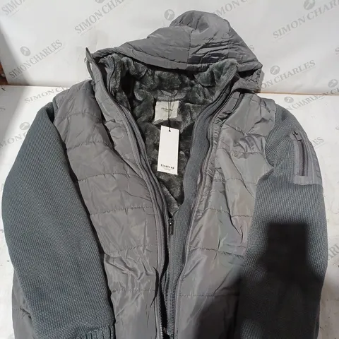 FIRETRAP SARTORIAL COAT IN GREY - L