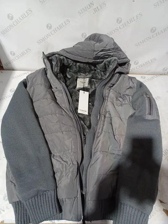 FIRETRAP SARTORIAL COAT IN GREY - L