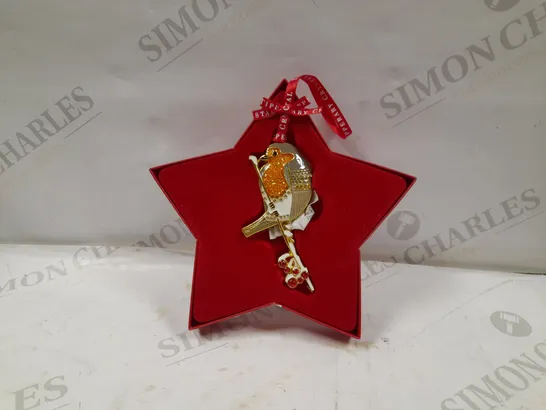 TIPPERARY CRYSTAL SPARKLE ROBIN DECORATION