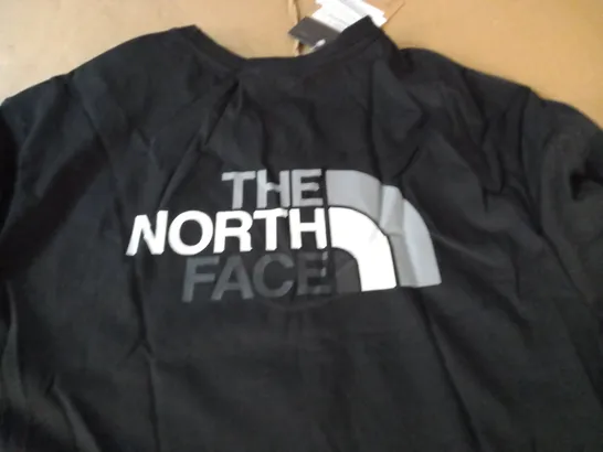 NORTH FACE MENS LONG SLEEVED T-SHIRT IN BLACK - M