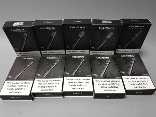 10 BOXED UWELL CALIBURN A2 POD SYSTEMS