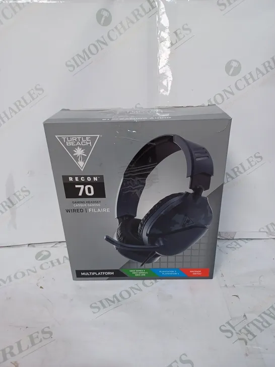 TURTLE BEACH RECON 70 WIRED MULTIPLATFORM GAMING HEADSET 