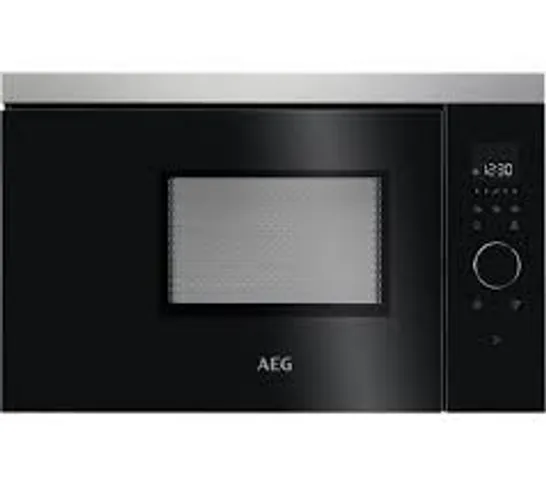 AEG BUILT-IN 17L MICROWAVE MBB1756SEM BLACK/STAINLESS STEEL