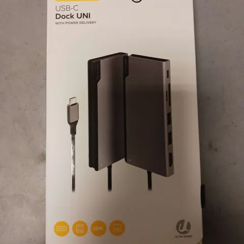 LOT OF 5 ALOGIC USB-C DOCK UNI WITH POWER DELIVERY 