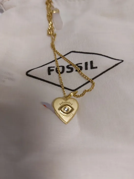 BOXED FOSSIL VINTAGE MOTIFS LADIES NECKLACE