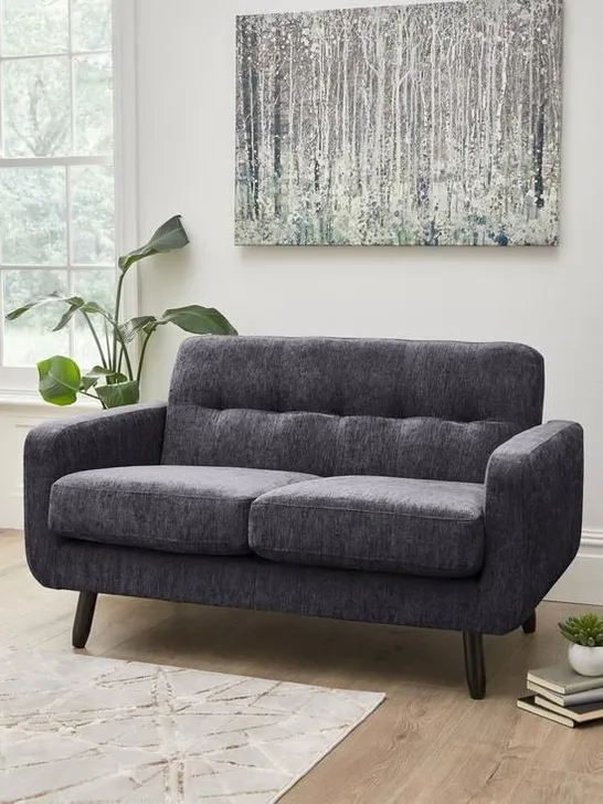 BOXED EVERYDAY OSLO FABRIC 2-SEATER SOFA - SLATE (1 BOX)