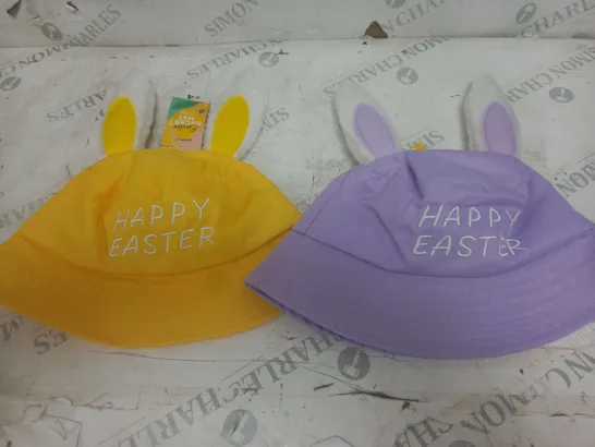 5 X BOXES OF 6 EASTER BUNNY EAR BUCKET HATS 