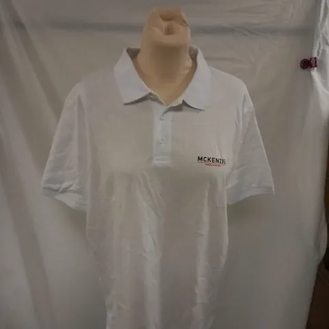 WHITE MCKENZIE POLO SHIRT 