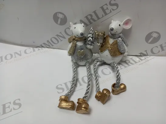 POLYRESIN MICE MIX WITH LONG LEGS  RRP £19.99