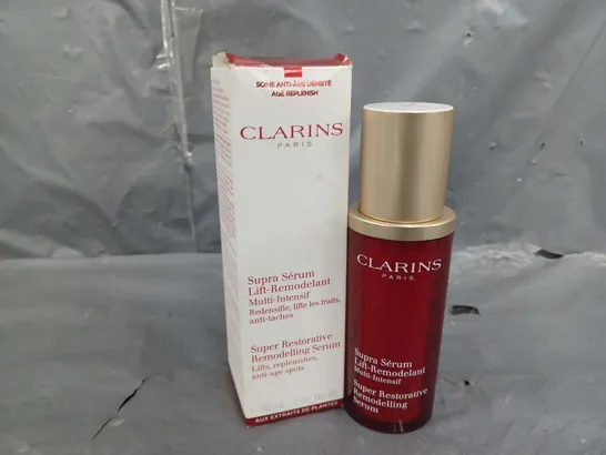 BOXED CLARINS SUPER RESTORATIVE REMODELLING SERUM (30ml)