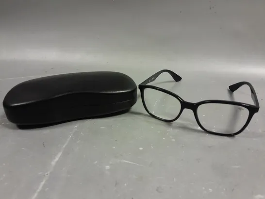 RAY-BAN RB7066 OPTICS EYEGLASSES WITH BLACK FRAME