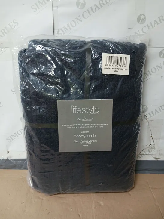 LIFESTYLE HONEYCOMB THROW 177CM X 254CM 