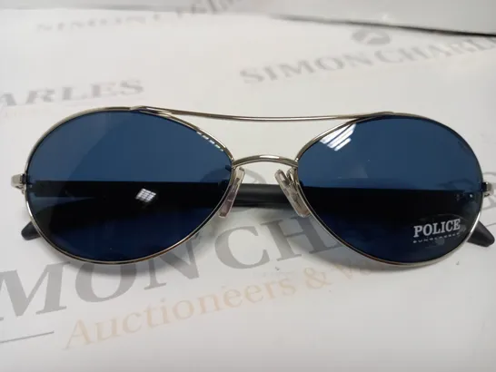 APPROXIMATELY 17 DIERRE POLICE SUNGLASSES (9 SILVER, 8 BLUE)