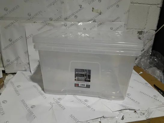 60 LITRE CRYSTAL BOX AND LID