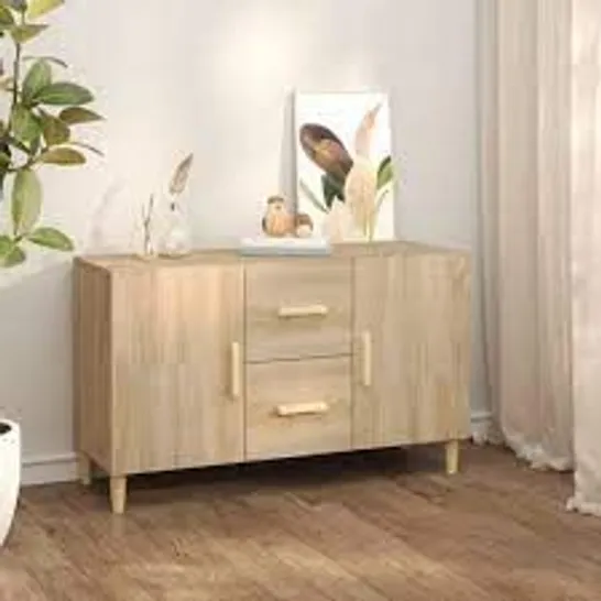 BOXED JAVALE 100CM WIDE 2 DRAWER SIDEBOARD