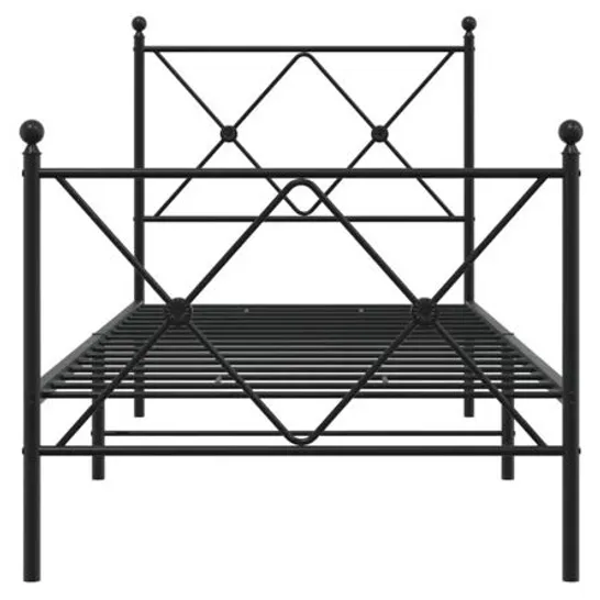 BOXED VIDAXL METAL BEDFRAME WITH HEAD AND FOOT BOARD