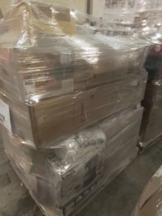 PALLET OF APPROXIMATELY 25 UNPROCESSED RAW RETURN HOUSEHOLD AND ELECTRICAL GOODS TO INCLUDE;