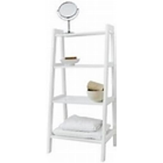 BOXED LLOYD PASCAL WHITE 4 TIER TAPERED SHELF (1 BOX)