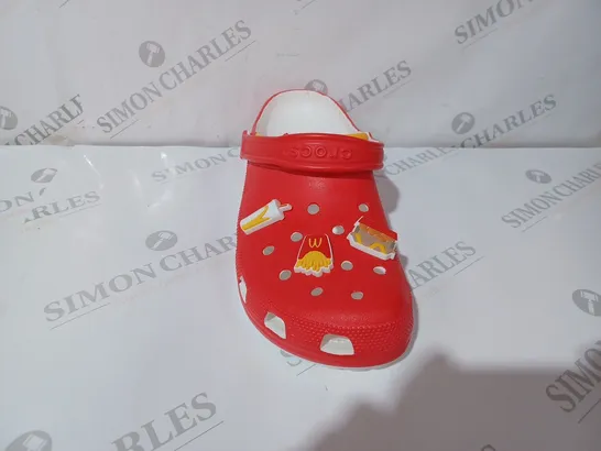 CROCS MCDONALS RED CLASSIC CROC - UK 10-11