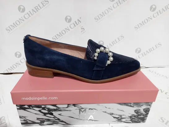 MODA IN PELLE EMBERLY NAVY SUEDE - UK SIZE 6