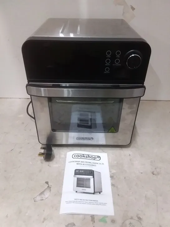 COOKSHOP AIR FRYING OVEN 14.5L WITH ACCESSORIES 