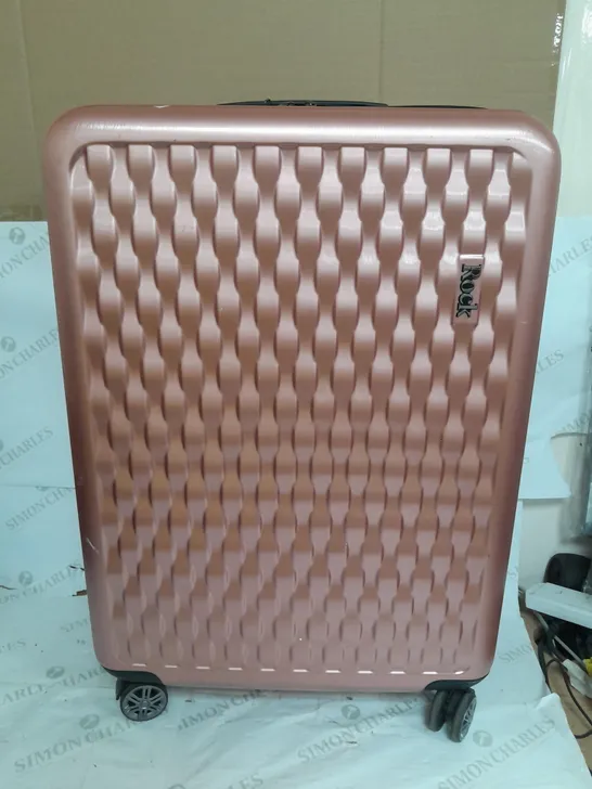 ALLURE LARGE 8 WHEEL SUITCASE IN ROSE PINK