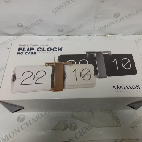 WALL & TABLE CLOCK FLIP CLOCK NO CASE 