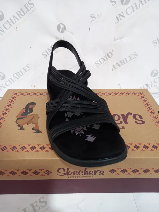 BOXED SKECHERS VEGAN SANDALS SIZE UNSPECIFIED