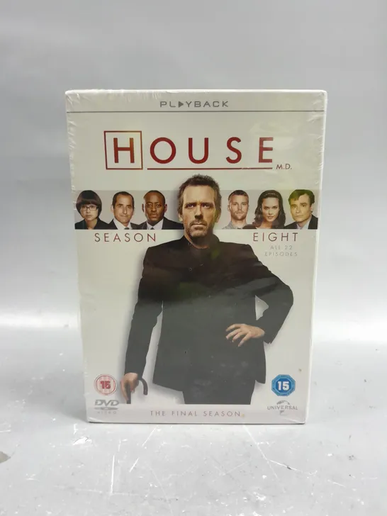 SEALED HOUSE M.D. SEASON EIGHT DVD BOX SET 