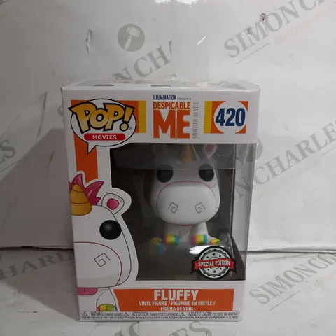 FUNKO POP! DESPICABLE ME - FLUFFY (RAINBOW HOOVES) SPECIAL EDITION VINYL ACTION FIGURE #420