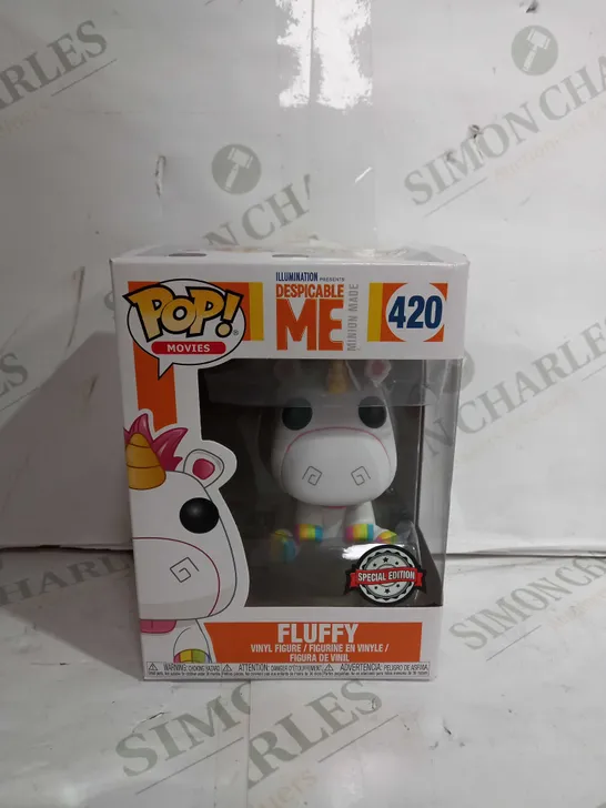 FUNKO POP! DESPICABLE ME - FLUFFY (RAINBOW HOOVES) SPECIAL EDITION VINYL ACTION FIGURE #420