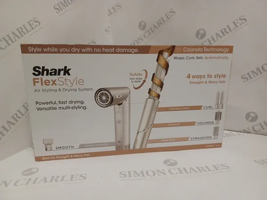 BOXED SHARK FLEXSTYLE 4-IN-1 AIR STYLER & HAIR DRYER HD430SLUK RRP £269.99