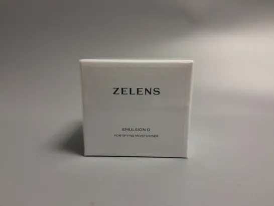 BOXED AND SEALED ZELENS EMULSION D FORTIFYING MOISTURISER 50ML